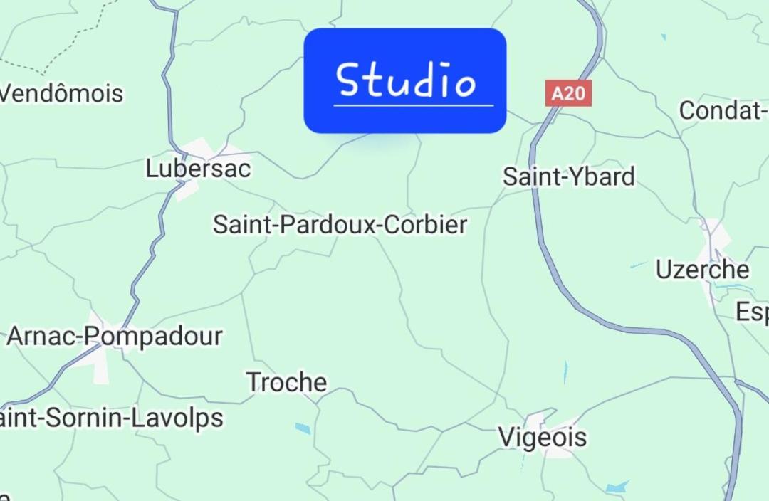 Saint-Pardoux-Corbier Studio L'Audrerie. מראה חיצוני תמונה